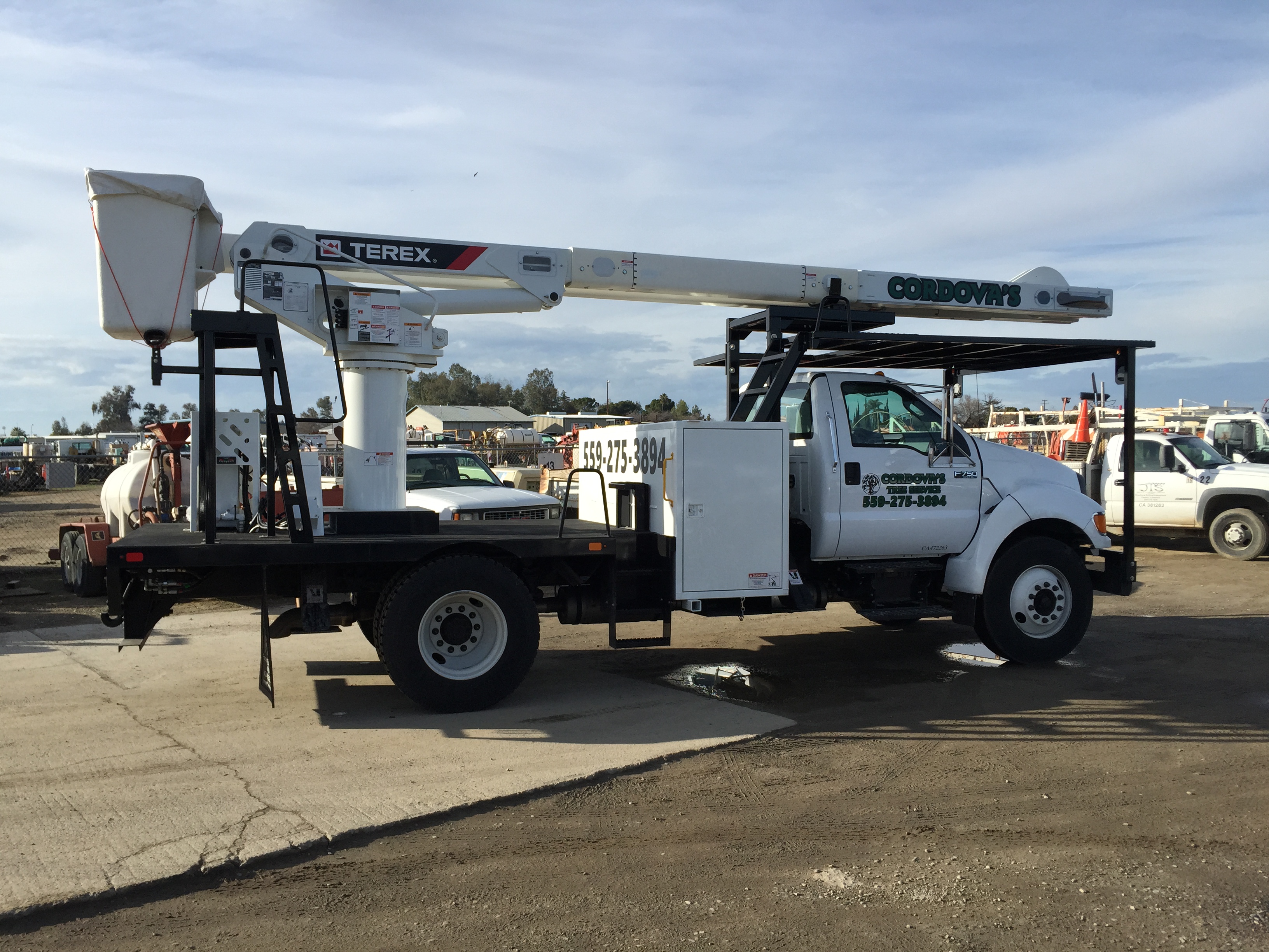 Tree Service Boom Truck